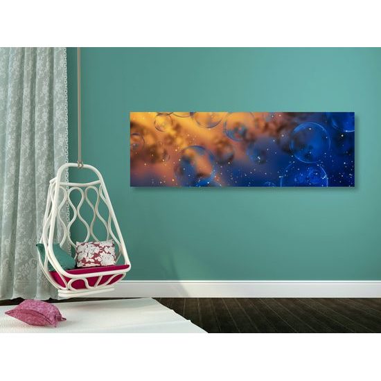 Obraz bublinky a nočná obloha