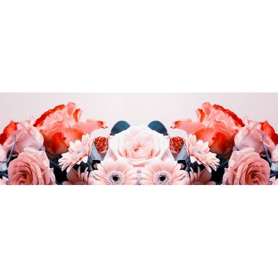 Obraz romantická kytica v odtieňoch ružovej