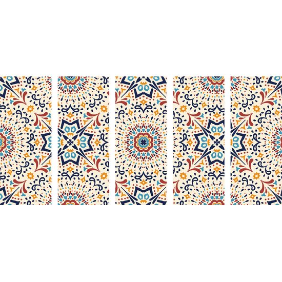 5-dielny obraz zaujímavý pestrofarebný vzor