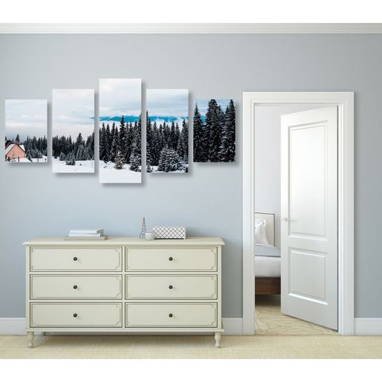 5-dielny obraz rozprávková krajinka