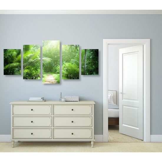 5-dielny cestička v tropickom raji