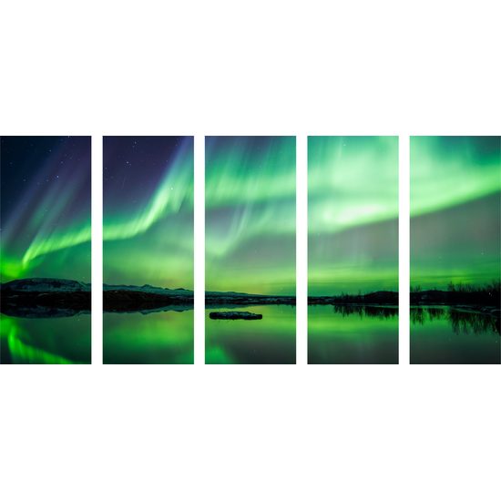 5-dielny obraz nádherné prírodné divadlo