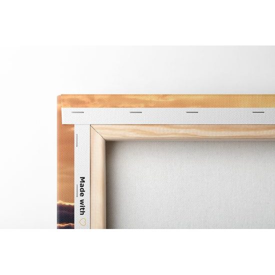 Obraz západ slnka za oblakmi