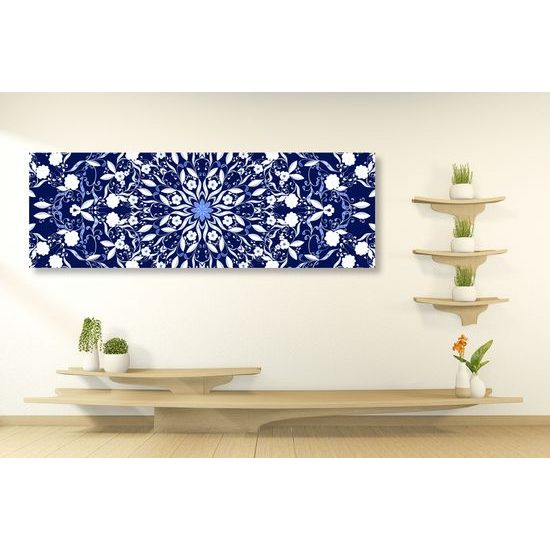 Obraz zaujimavá kvetinová Mandala