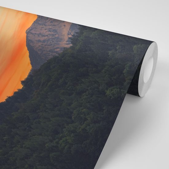 Fototapeta obloha po západe slnka nad horami