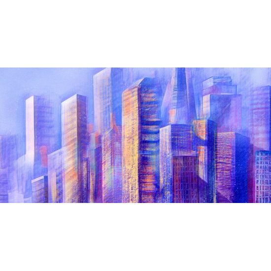 Obraz rušné veľkomesto