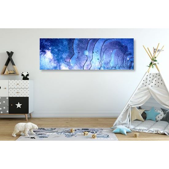 Obraz nočná obloha