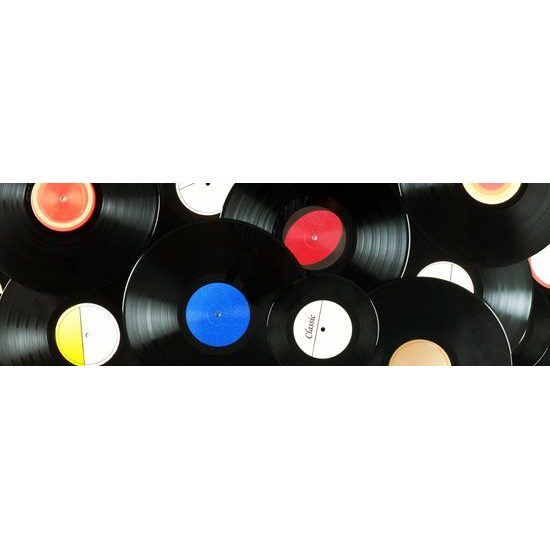 Obraz nostalgické vinylové platne