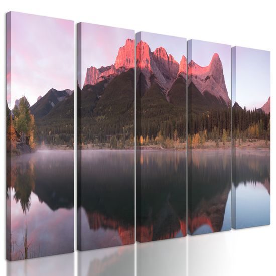 5-dielny obraz majestátna hora