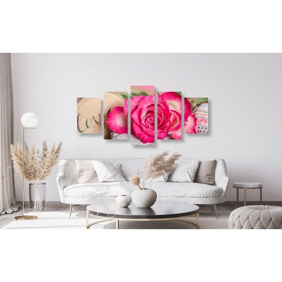 5-dielny obraz vyznanie lásky