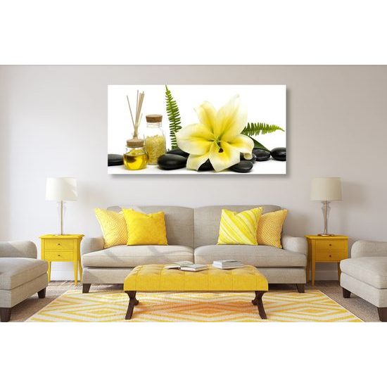 Obraz relaxačné zátišie s ľáliou