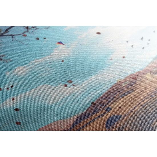 Obraz jesenné babie leto