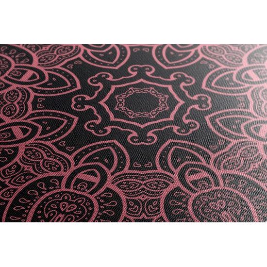 Obraz Mandala v indickom štýle v ružovom prevedení