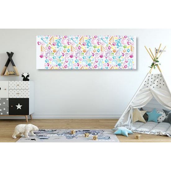 Obraz hračky v nádhernom farebnom prevedení