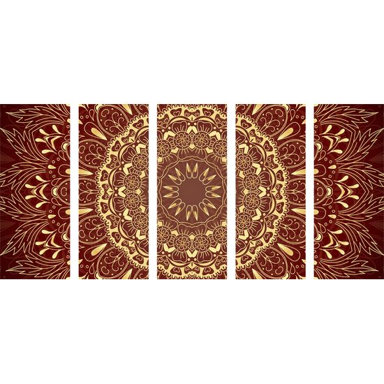 5-dielny obraz luxusná Mandala