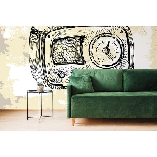 Tapeta starožitná elektronika