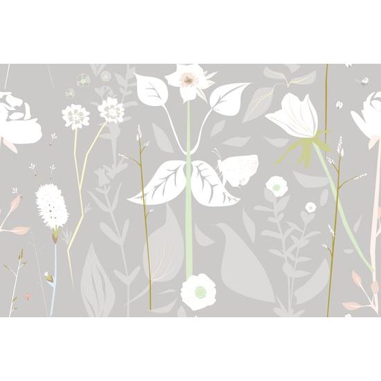 Tapeta romantické lúčne kvety