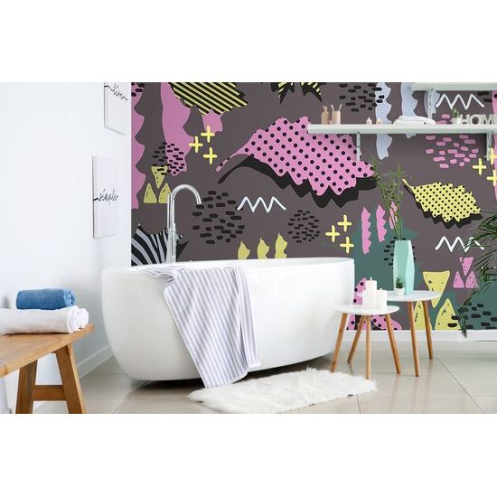 Originálna samolepiaca tapeta listy v pop art štýle