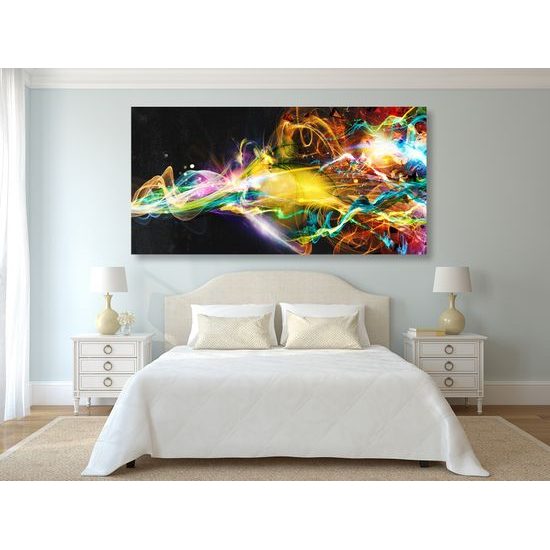 Obraz nespútané energie v farebnom prevedení