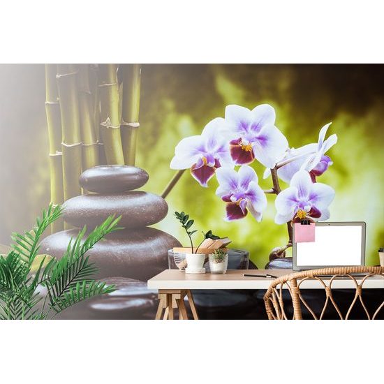 Samolepiaca fototapeta zátišie so zen kameňmi