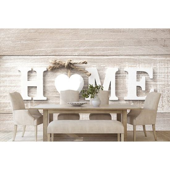 Originálna samolepiaca fototapeta vintage nápis Home