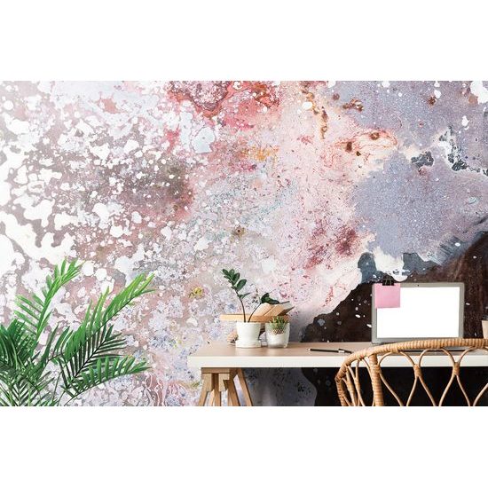 Tapeta nezvyčajná abstrakcia v jemných farbách