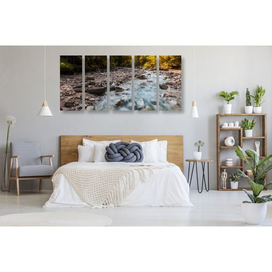 5-dielny obraz rozprávkový horský potôčik