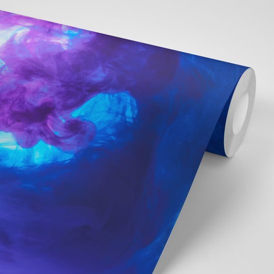 Samolepiaca tapeta modro-fialová zmes atramentu