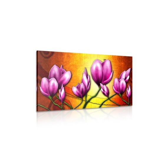 Obraz ružové vintage kvety