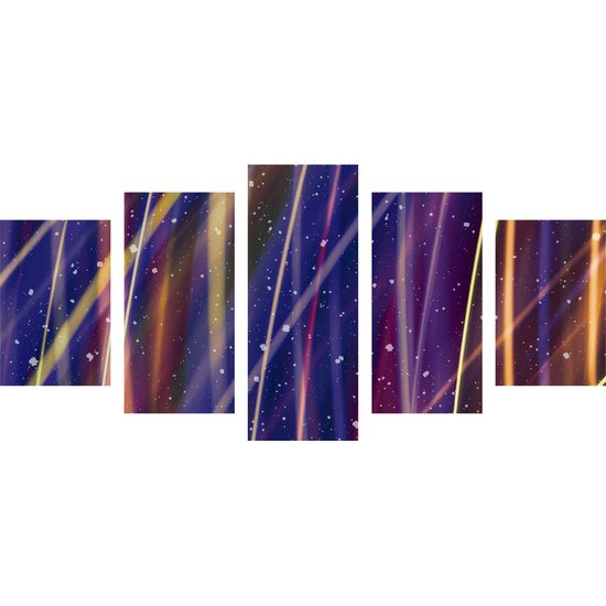 5-dielny obraz zaujímavý vesmír