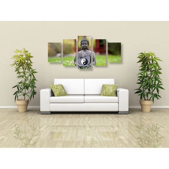 5-dielny obraz jin a jang