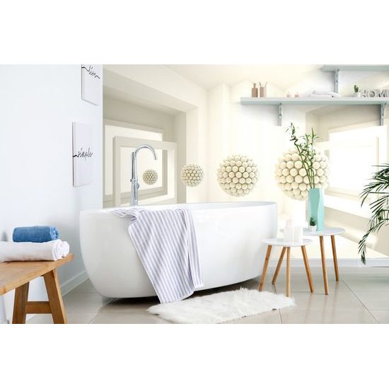 Samolepiaca tapeta nezvyčajný priestor s guličkami