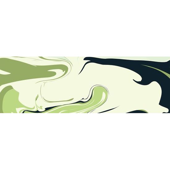 Obraz štýlová zelená abstrakcia