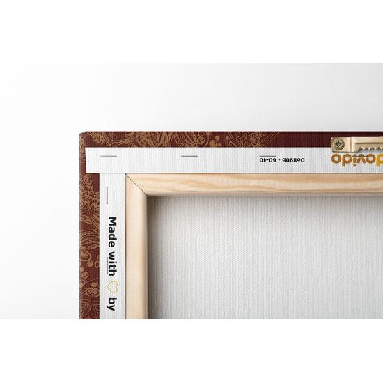 Obraz prírodná Mandala v hnedom prevedení