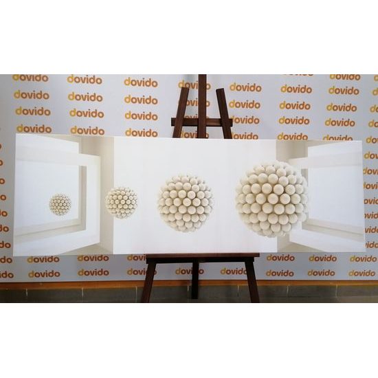 Obraz grafické zobrazenie guličiek