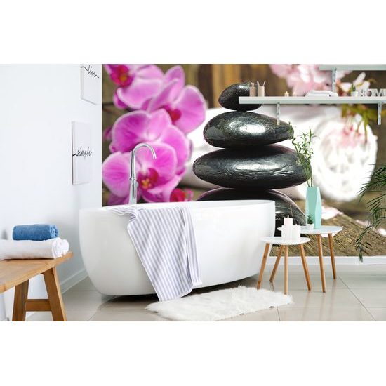 Samolepiaca fototapeta meditačné zen kamene