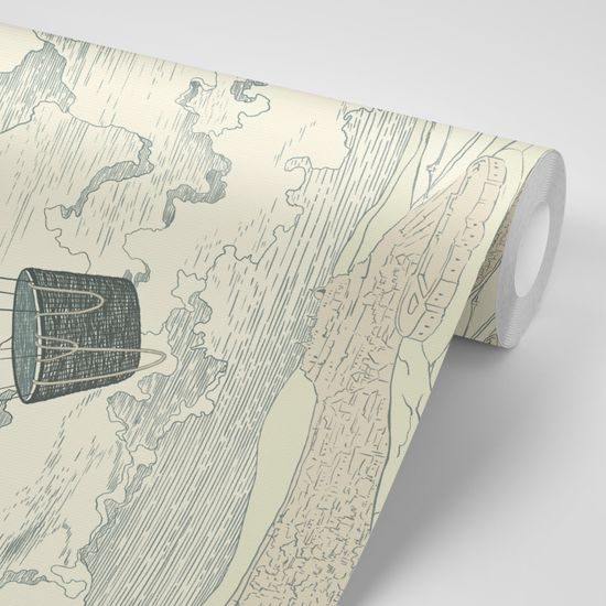 Samolepiaca tapeta jedinečný let balónom