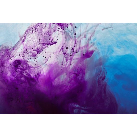 Zaujímavá samolepiaca tapeta abstrakcia vo fialovo-modrej farbe