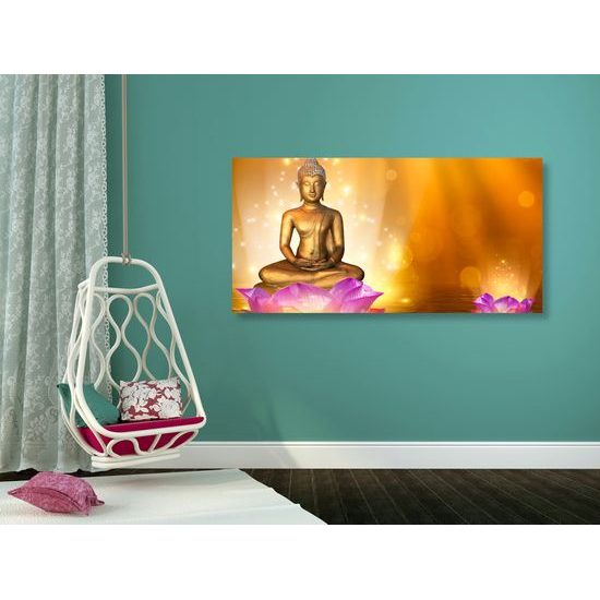 Obraz Budha v zlatom prevedení