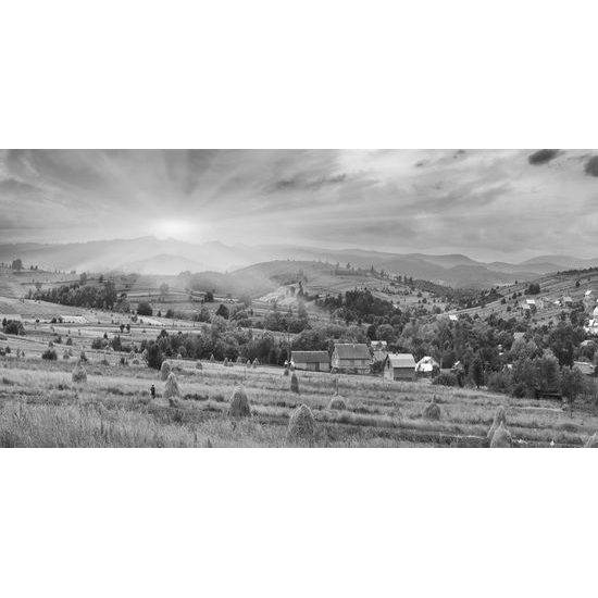 Obraz krásy Slovenskej prírody v čiernobielom prevedení