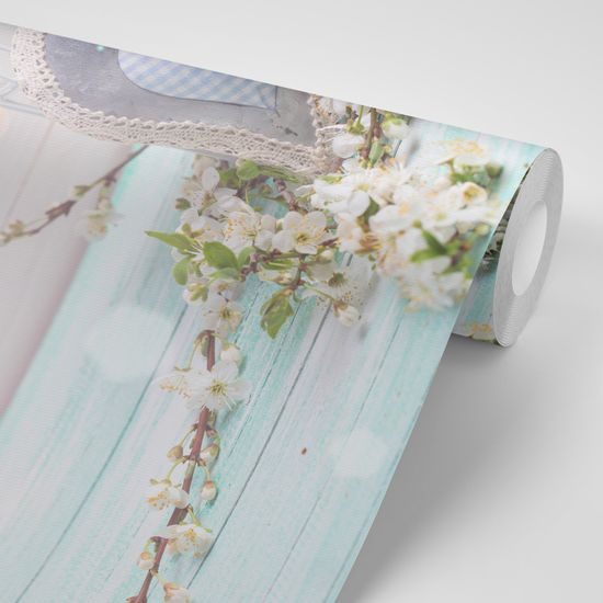 Fototapeta zátišie so srdiečkom vo vintage štýle