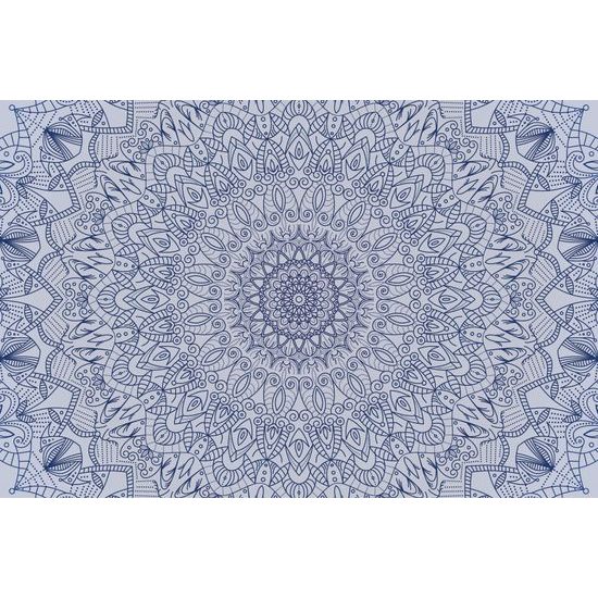 Tapeta nádherne prepracovaná Mandala v modrom prevedení