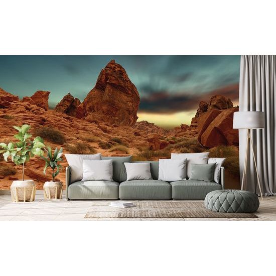 Fototapeta skaly pred búrkou