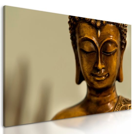 Obraz starovéká soška Budhy