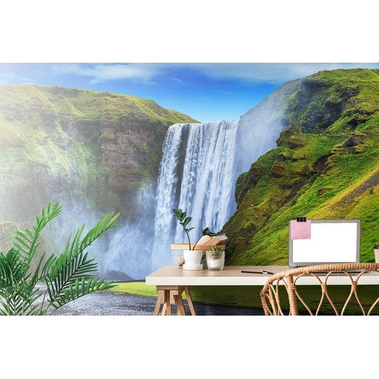 Samolepiaca fototapeta majestátny vodopád na Islande
