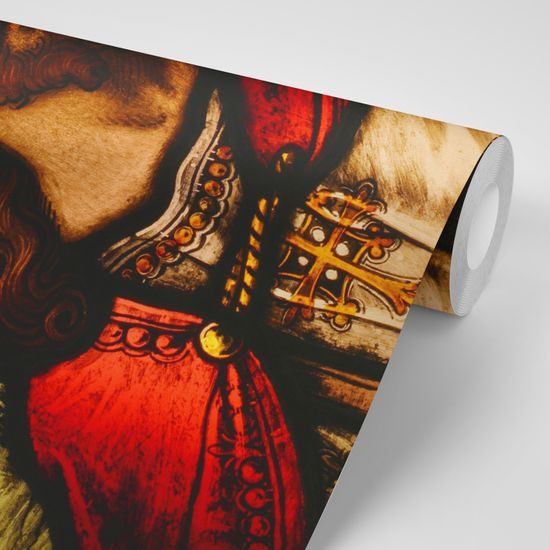 Tapeta milosrdný Ježiš Kristus s jahniatkom