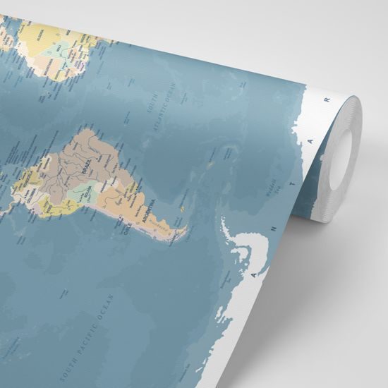 Tapeta podrobná moderná mapa