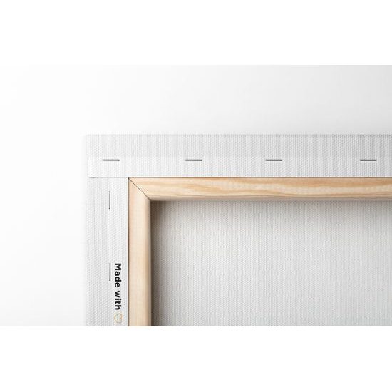 Obraz jemná mapa v čiernobielom prevedení