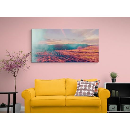 Obraz pohľad na jesennú lúku