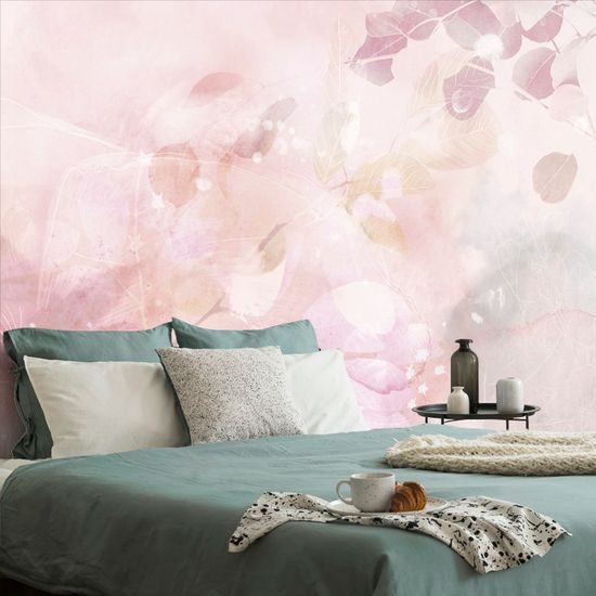 Samolepiaca tapeta nádherné pastelové listy